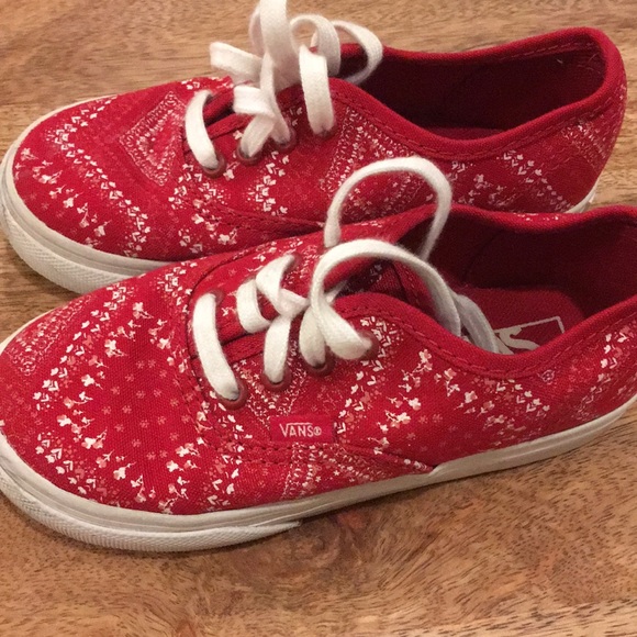 girls vans size 9